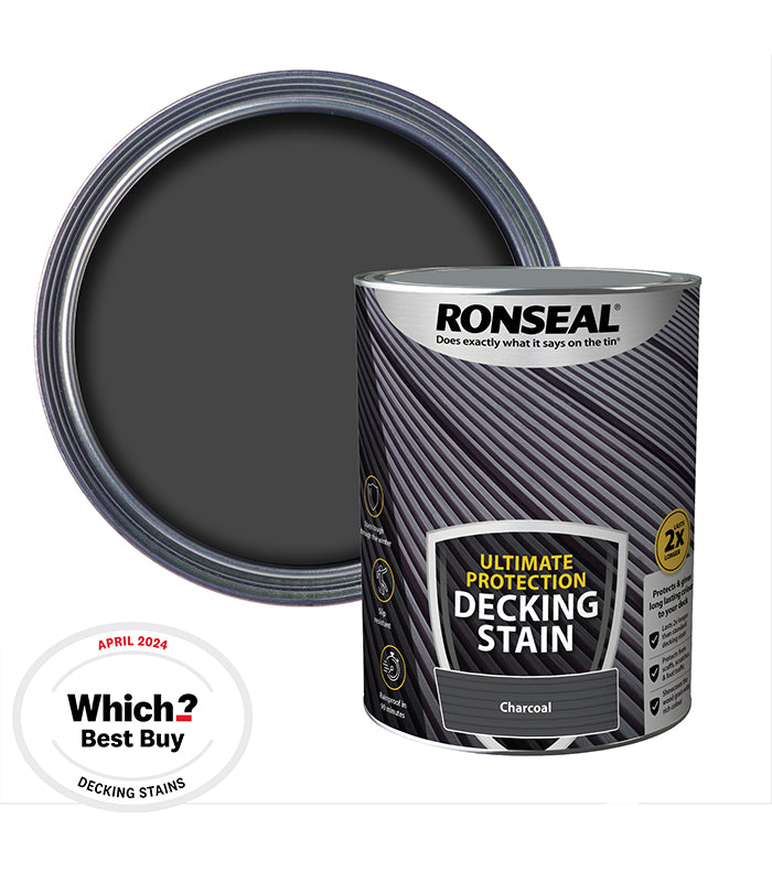Ronseal Ultimate Decking Stain - 5L - Charcoal