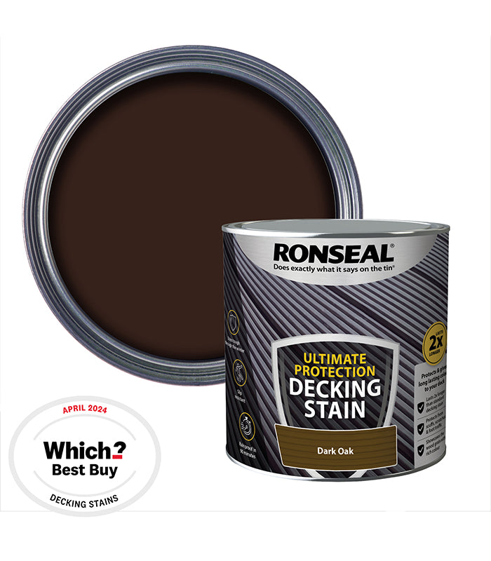 Ronseal Ultimate Decking Stain - 2.5L - Dark Oak