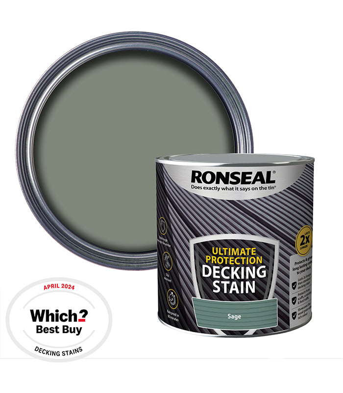 Ronseal Ultimate Decking Stain - 2.5L - Sage