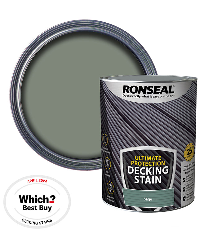 Ronseal Ultimate Decking Stain - 5L - Sage