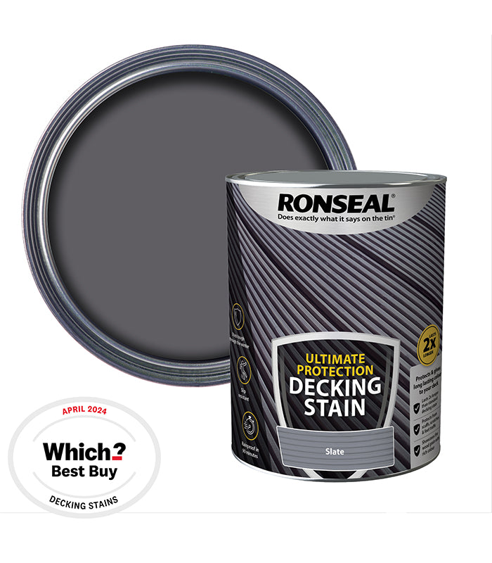 Ronseal Ultimate Decking Stain - 5L - Slate
