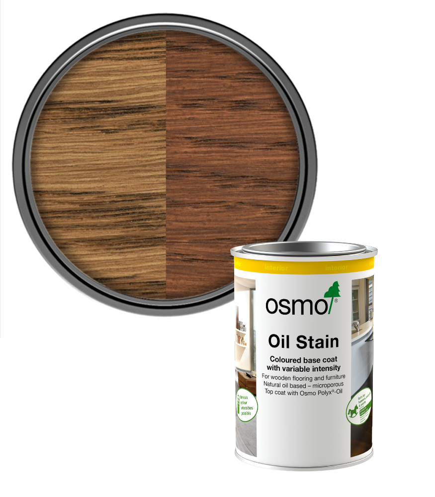 Osmo Oil Stain Satin - Cognac - 1L