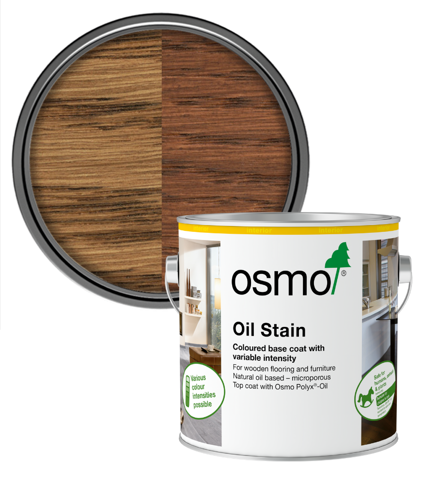Osmo Oil Stain Satin - Cognac - 2.5L