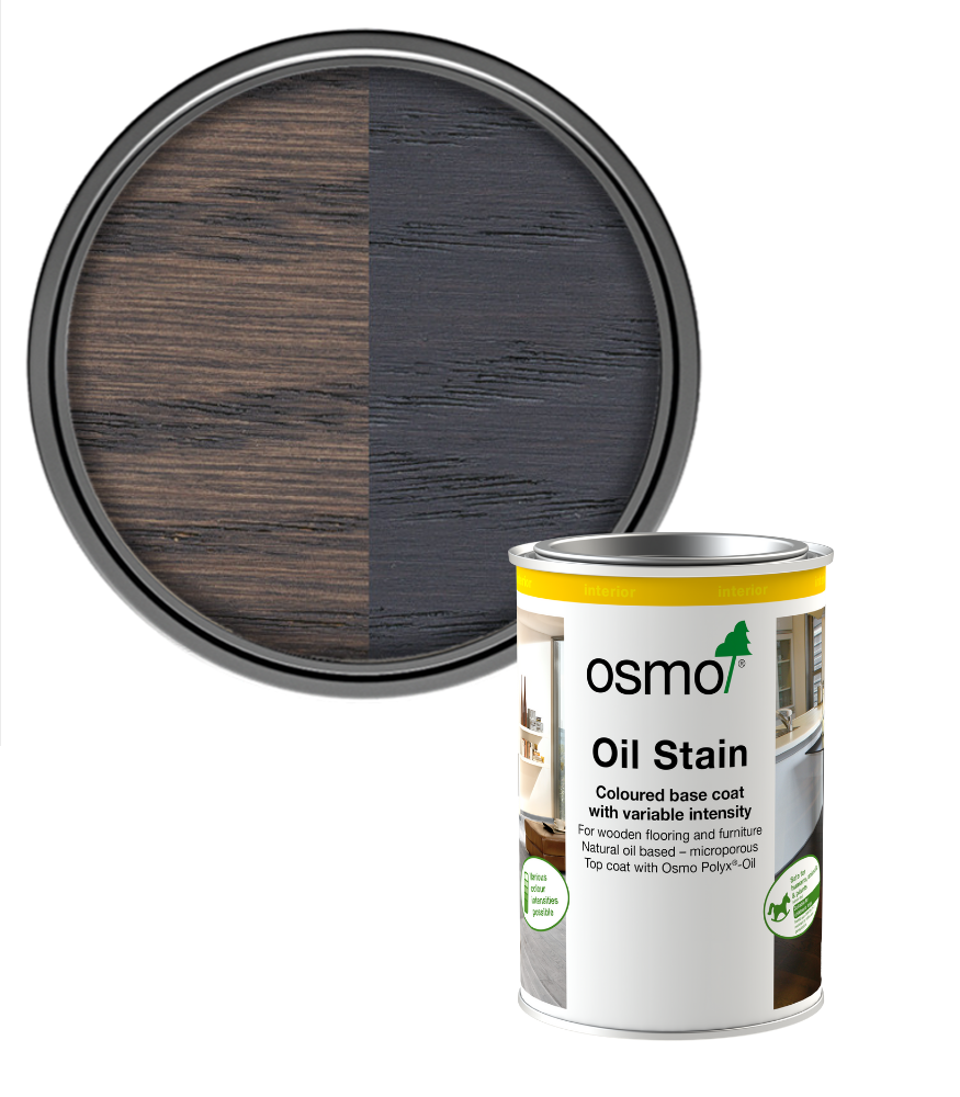 Osmo Oil Stain Satin - Graphite - 1L