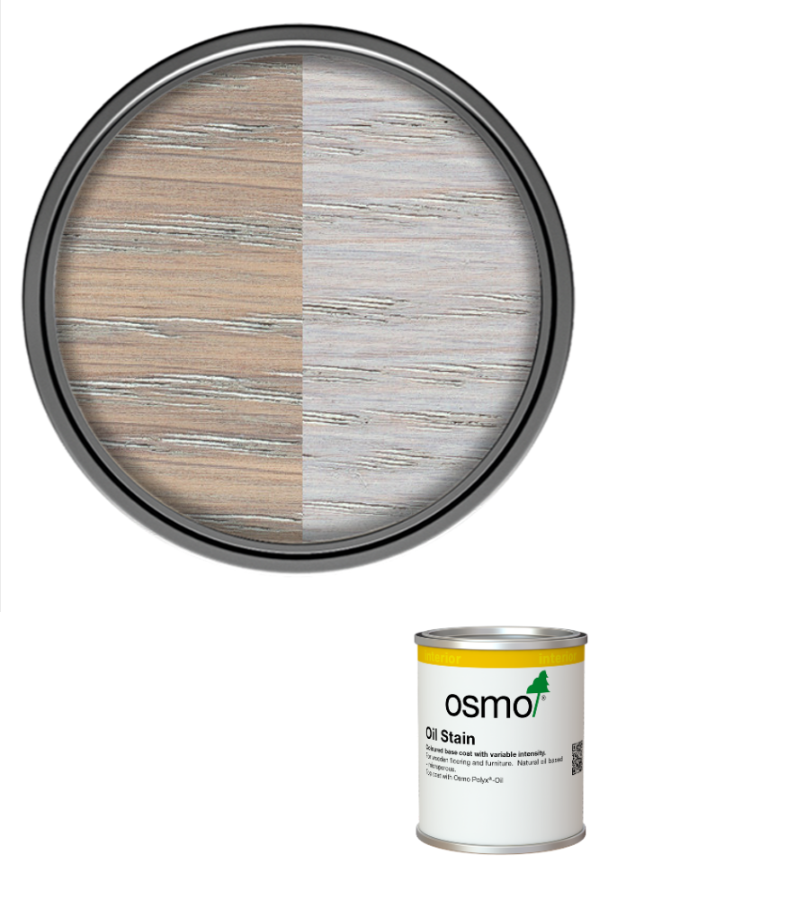 Osmo Oil Stain Satin - Light Grey - 125ml