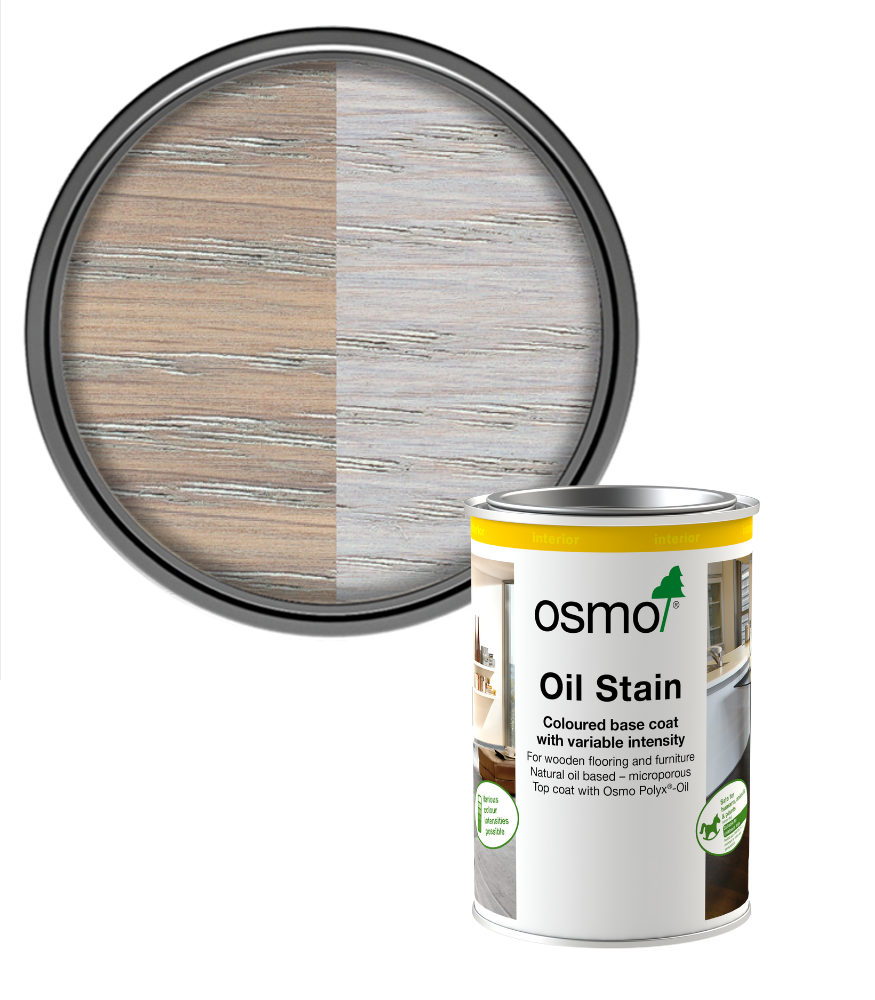 Osmo Oil Stain Satin - Light Grey - 1L