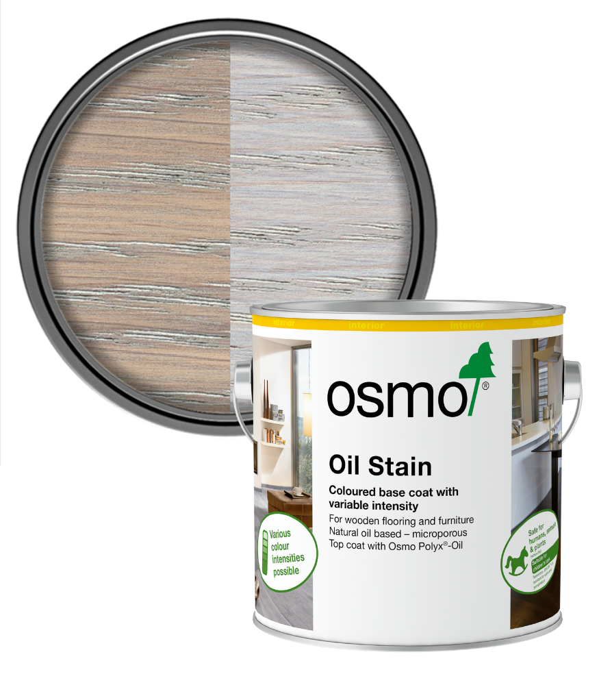 Osmo Oil Stain Satin - Light Grey - 2.5L