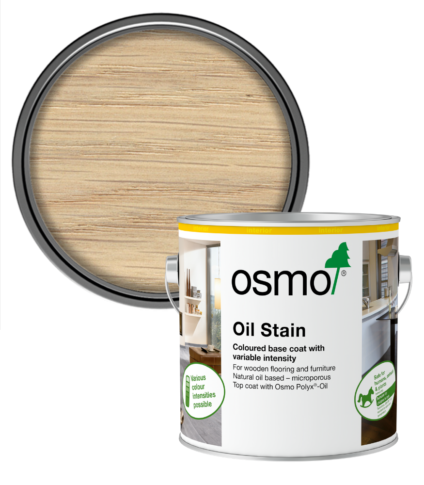 Osmo Oil Stain Satin - Natural - 2.5L