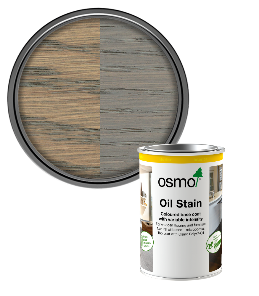 Osmo Oil Stain Satin - Silver Grey - 1L