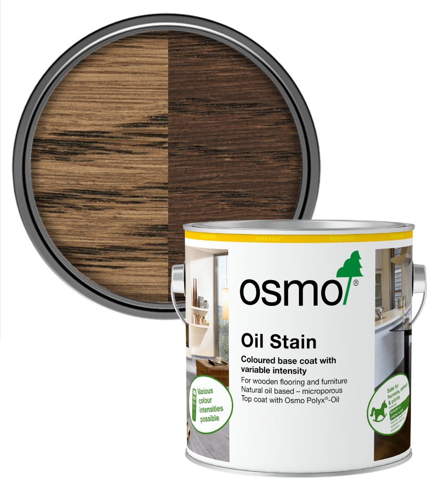Osmo Oil Stain Satin - Tobacco - 2.5L