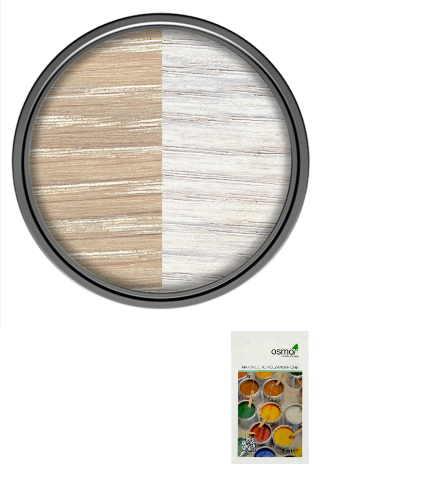 Osmo Oil Stain Satin - White - Sample 5ml