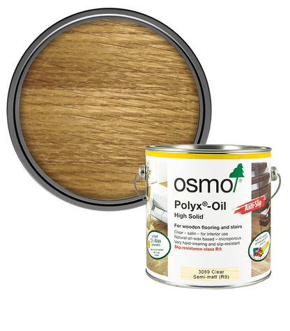 Osmo Polyx Oil Anti-Slip - Clear - Semi-Matt - 750ml