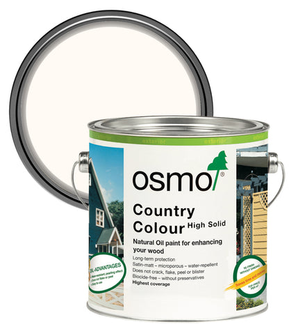 Osmo Country Colour - White - 2.5 Litre