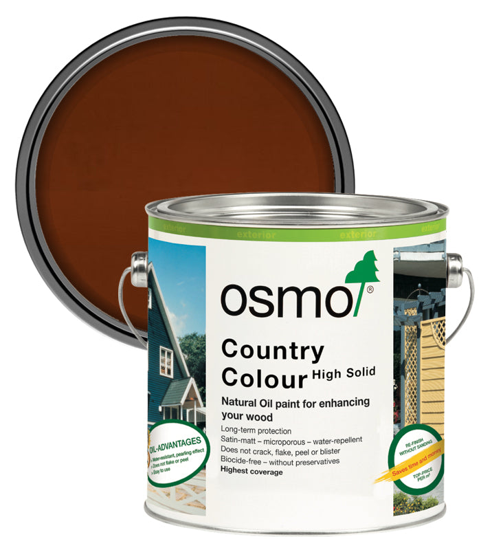 Osmo Country Colour -  Cedar Redwood - 2.5 Litre