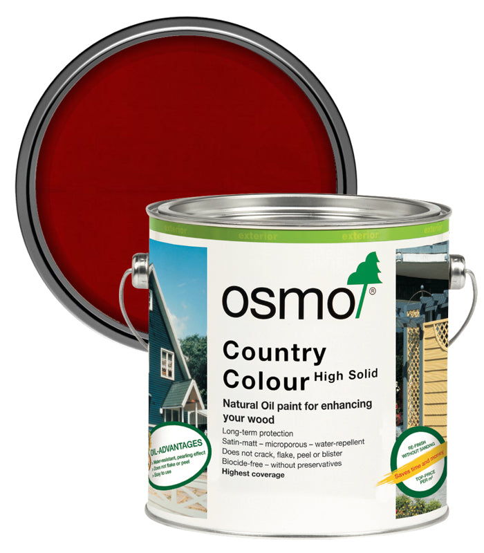Osmo Country Colour - Nordic Red - 2.5 Litre