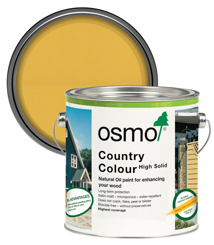 Osmo Country Colour - Sunflower Yellow - 2.5 Litre