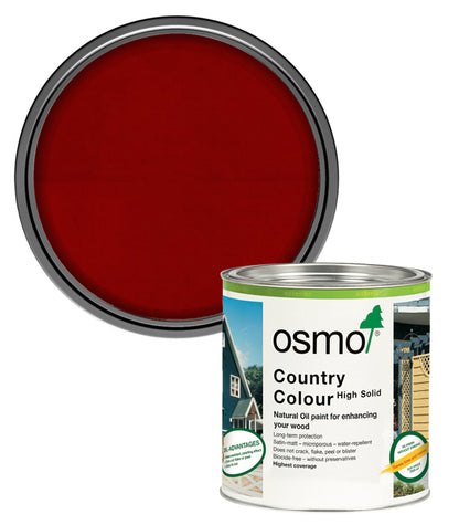 Osmo Country Colour -  Nordic Red - 750ml