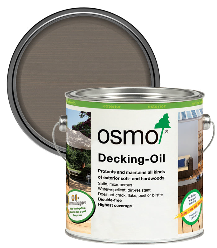 Osmo Decking Oil - Grey - 2.5 Litre