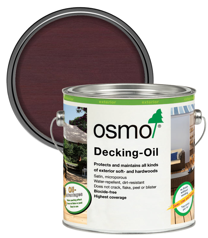 Osmo Decking Oil - Massaranduba - 2.5 Litre