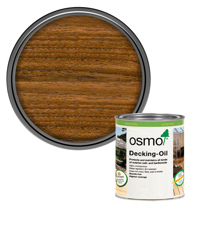 Osmo Decking or Furniture Oil - Teak Oil Clear - 375ml