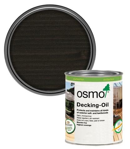 Osmo Decking Oil - Black - 2.5 Litre