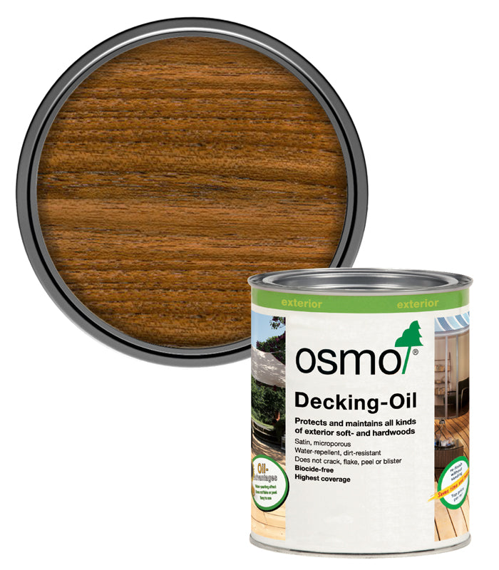 Osmo Decking or Furniture Oil - Teak Oil Clear - 750ml