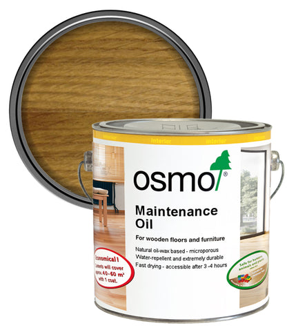 Osmo Maintenance Oil - Clear- Matt - 2.5 Litre