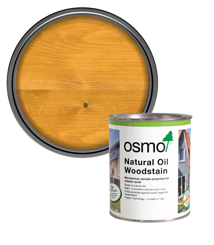 Osmo Natural Oil Woodstain - Light Oak - 750ml