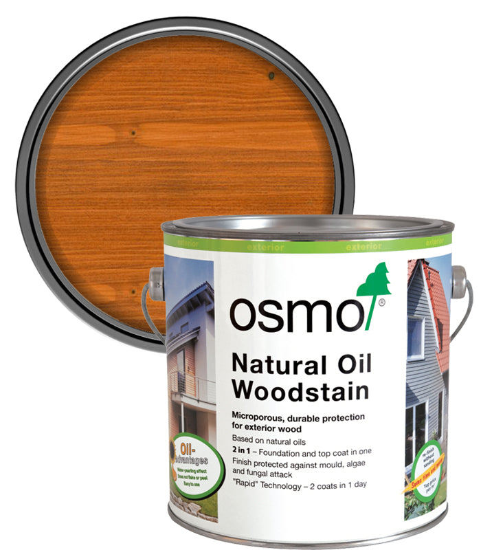Osmo Natural Oil Woodstain - Red Cedar - 2.5 Litre