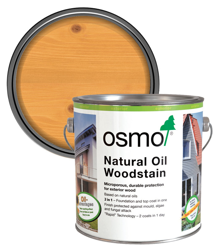 Osmo Natural Oil Woodstain - Oregon Pine - 2.5 Litre