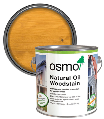Osmo Natural Oil Woodstain - Light Oak - 2.5 Litre
