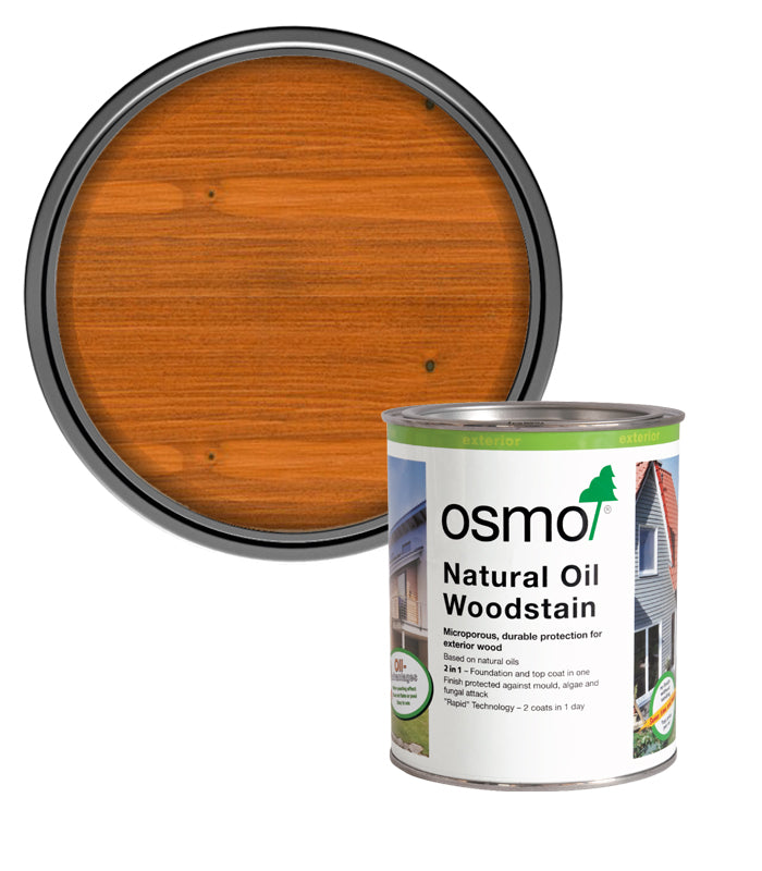 Osmo Natural Oil Woodstain - Red Cedar - 750ml