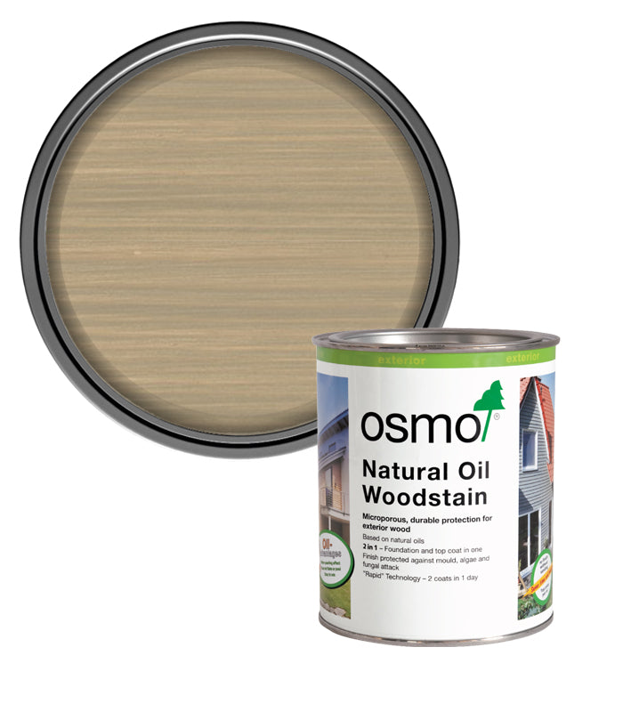 Osmo Natural Oil Woodstain - Basalt Grey - 750ml