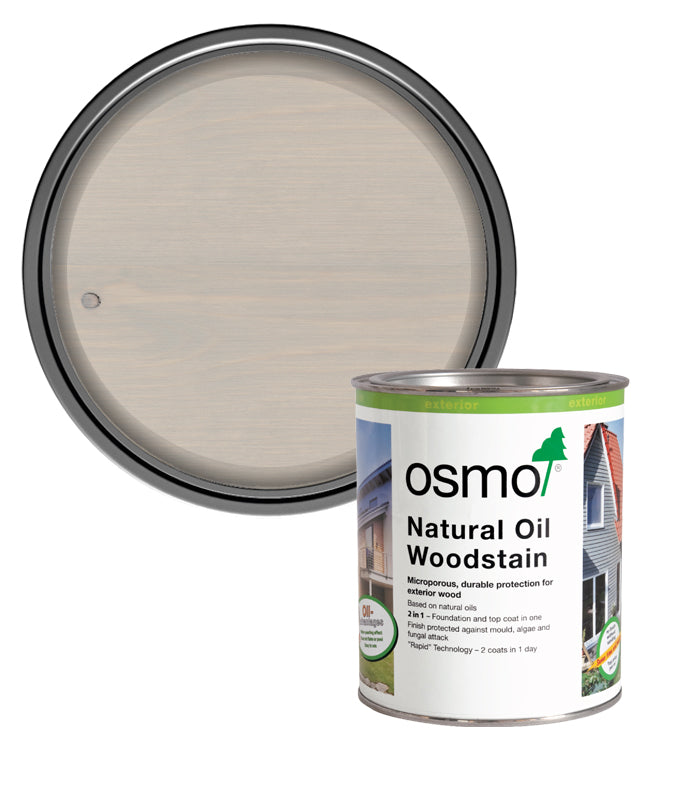Osmo Natural Oil Woodstain - Pearl Grey - 750ml