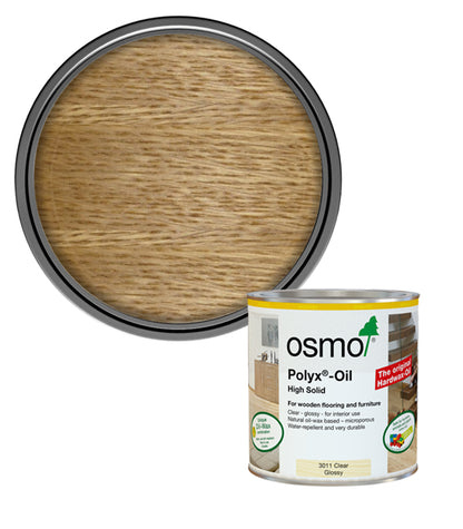Osmo Polyx Hard Wax Oil - Clear - Gloss - 2.5 Litre