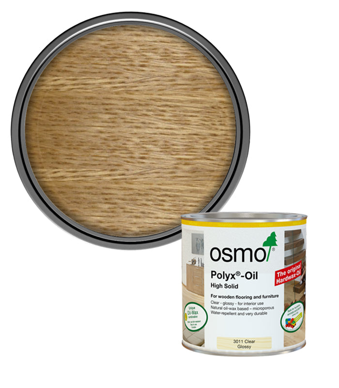 Osmo Polyx Hard Wax Oil - Clear - Gloss - 375ml