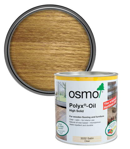 Osmo Polyx Hard Wax Oil - Clear - Satin - 750ml