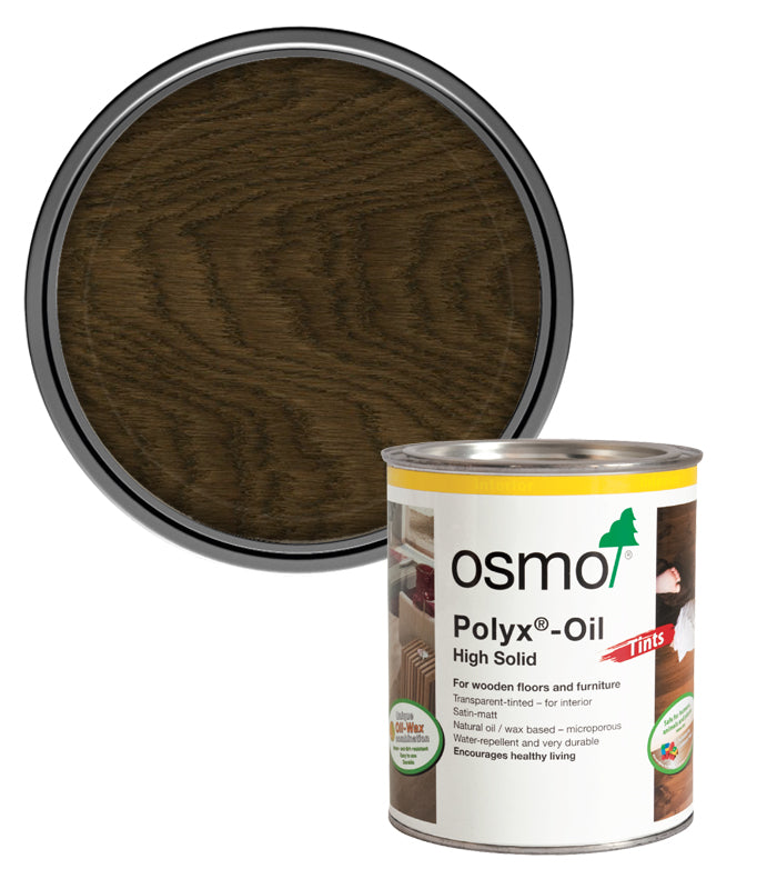 Osmo Polyx Hard Wax Oil Tints - Black - 750ml