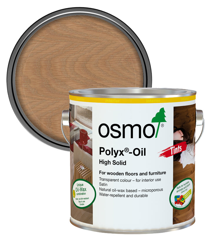 Osmo Polyx Hard Wax Oil Tints - Light Grey - 2.5 Litre