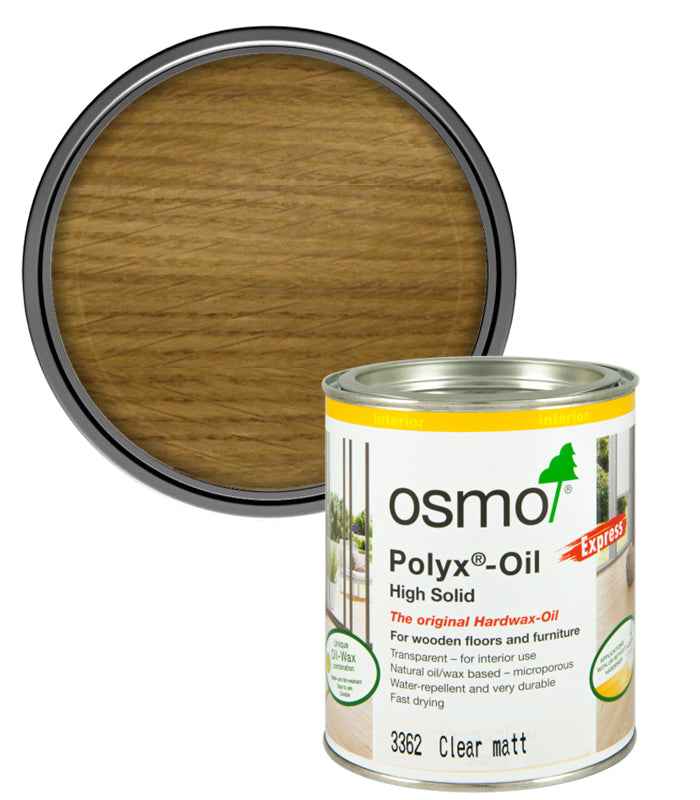 Osmo Polyx Hard Wax Oil Express - Clear Matt - 750ml