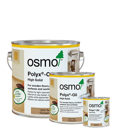 Osmo Polyx Oil Natural Transparent - Raw - 2.5 Litre, 750ml or 125ml