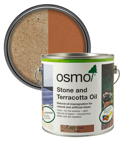 Osmo Stone and Terracotta Oil Exterior - Clear - 2.5L