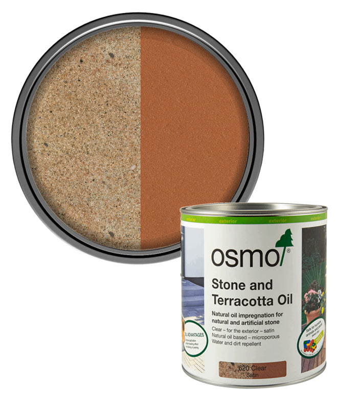 Osmo Stone and Terracotta Oil Exterior - Clear - 750ml