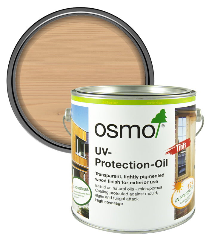 Osmo UV Protection Oil Tints - With Film Protection - Larch - 2.5 Litre