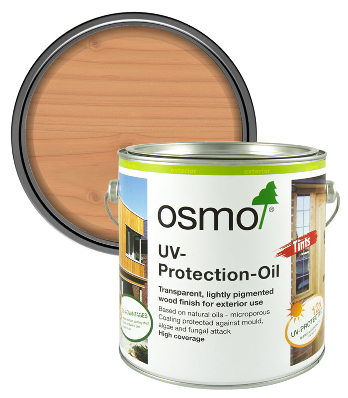 Osmo UV Protection Oil Tints - With Film Protection - Douglas Fir - 2.5 Litre
