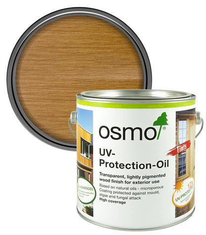 Osmo UV Protection Oil Tints - With Film Protection - Light Red Cedar - 2.5Litre