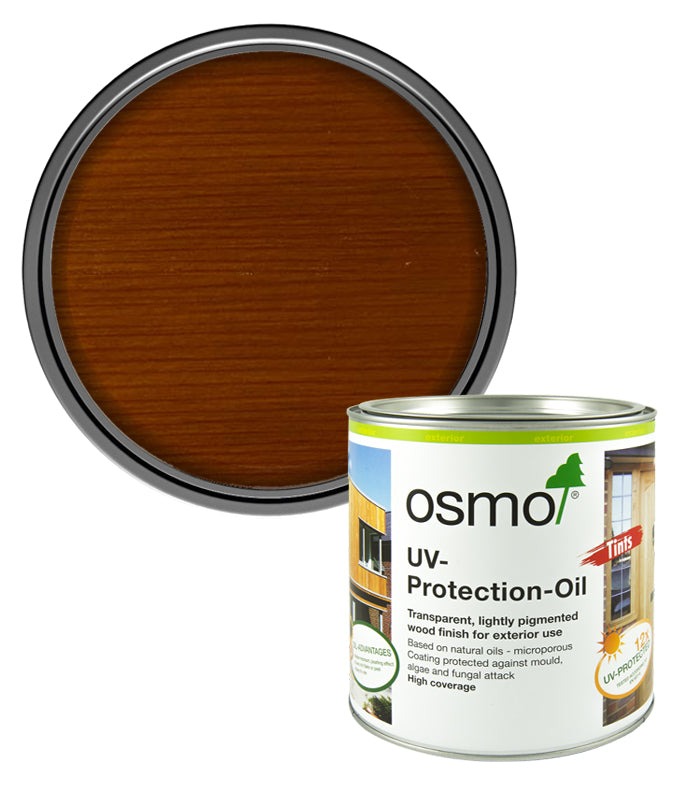 Osmo UV Protection Oil Tints - With Film Protection - Cedar - 750ml