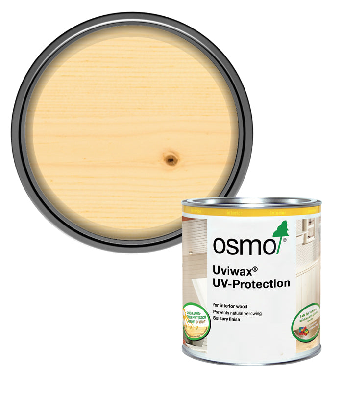 Osmo Uviwax Non Yellowing UV Protection - Clear - Satin - 750ml