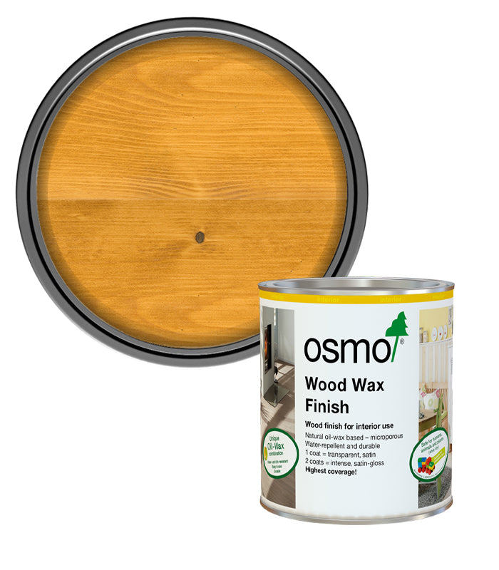 Osmo Wood Wax Finish - Light Oak - 750ml
