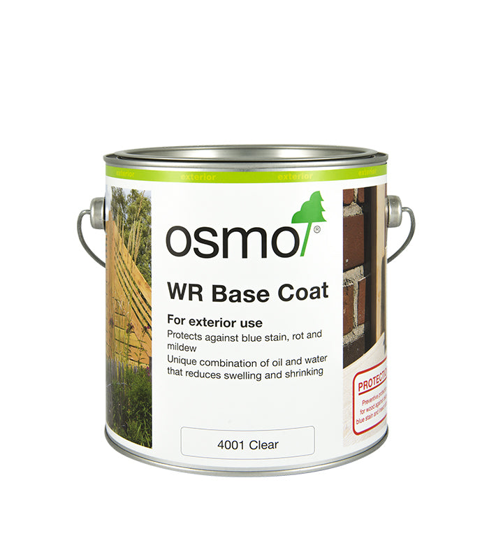 Osmo WR Basecoat - Clear Impregnation For Exterior Wood - 2.5 Litre